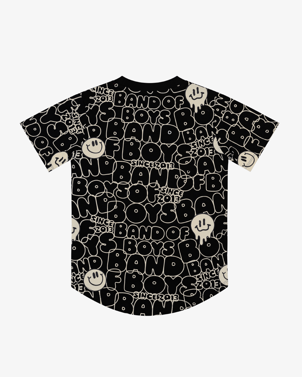 Band of Boys Tees Black BOB Repeat Tee