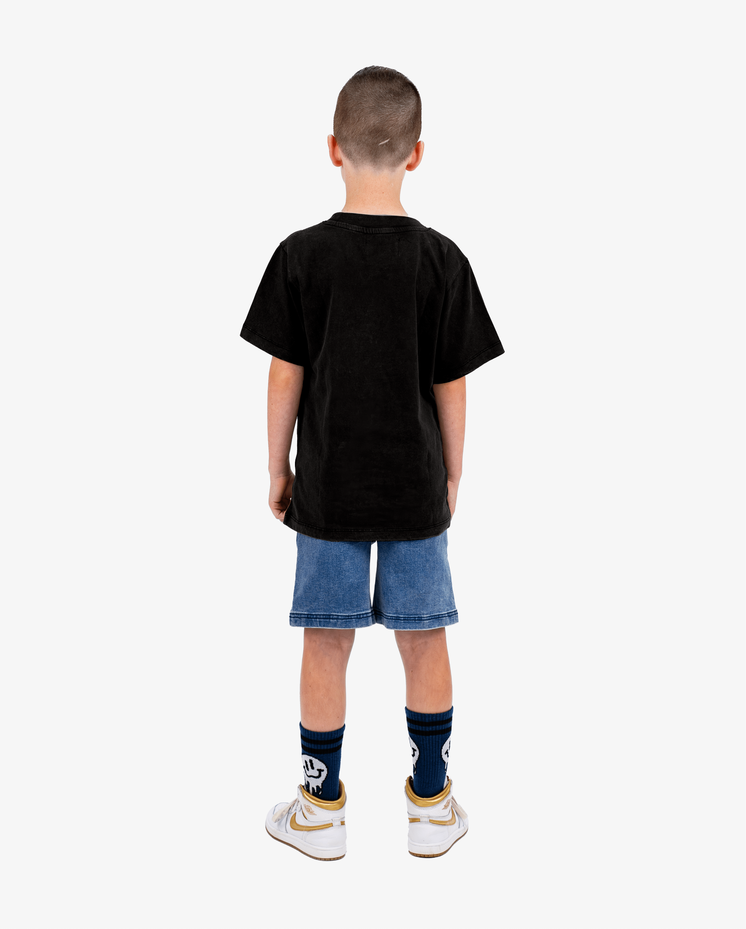 Band of Boys Tees Black Wash BOB Smile Tee