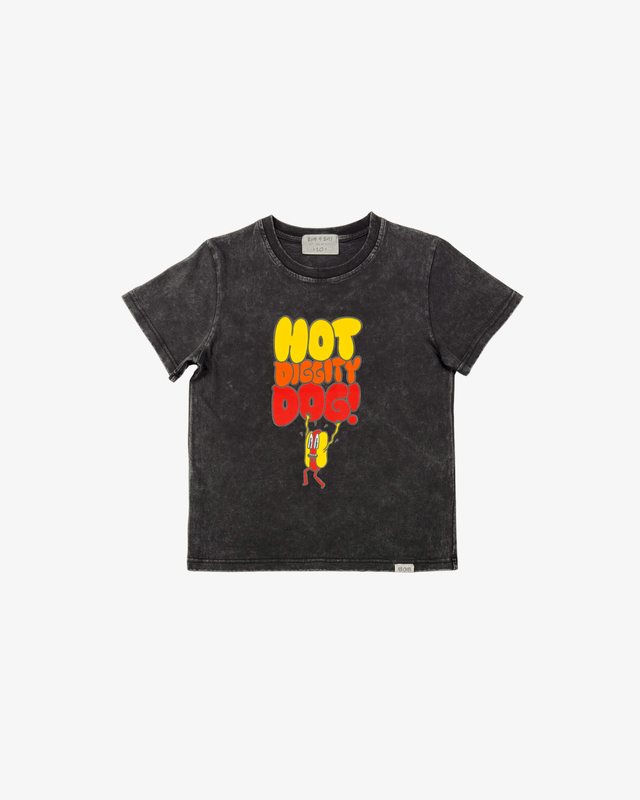 Band of Boys Tees Black Wash Hotdog Tee