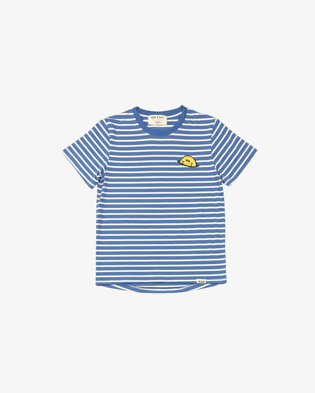 Band of Boys Tees Blue Striped Smile Tee