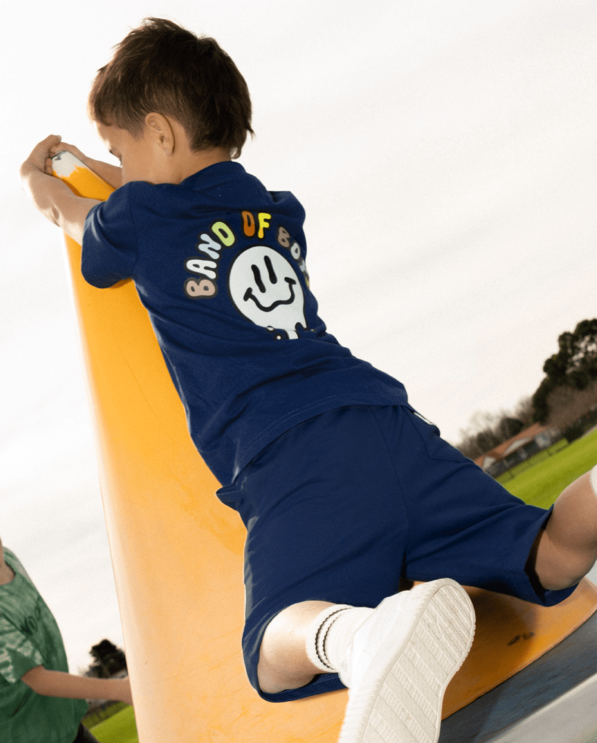 Band of Boys Tees Navy Bob Smiles Tee