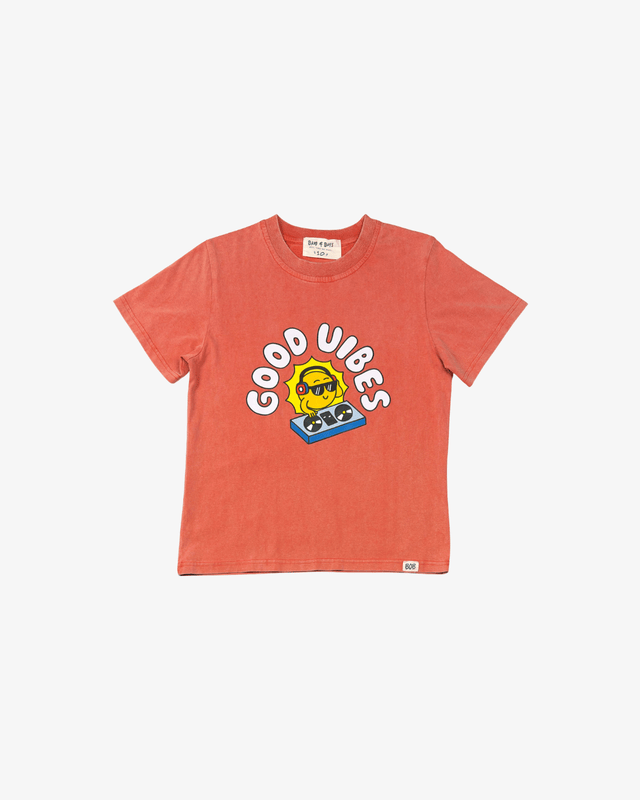Band of Boys Tees Orange Wash DJ Tee