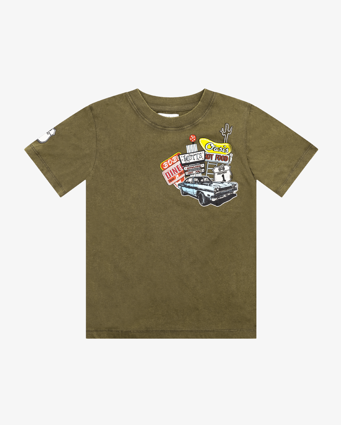 Band of Boys Tees Washed Khaki Road Trip Tee