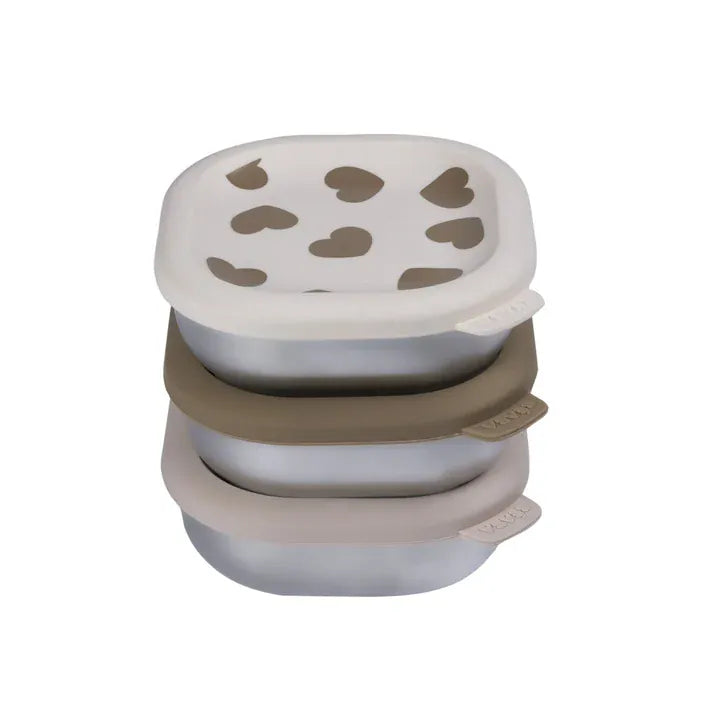 Beaba Accessory Feeding Big Love Stainless Steel Meal Box Set