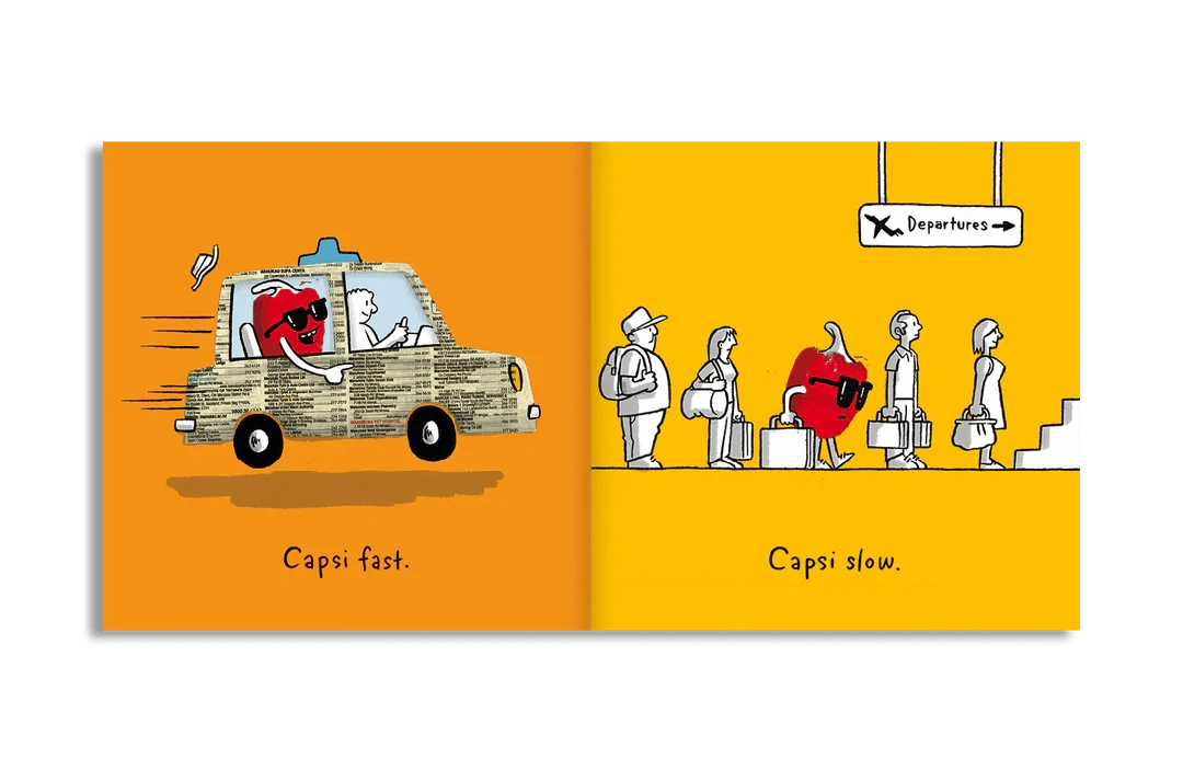 Beatnik Publishing Childrens Books Capsicum, Capsi Go