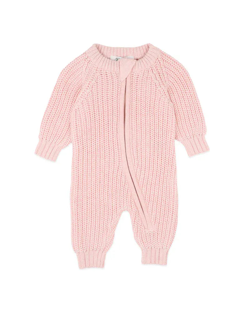 Bebe by Minihaha Boys All In Ones Knitted Zip Romper