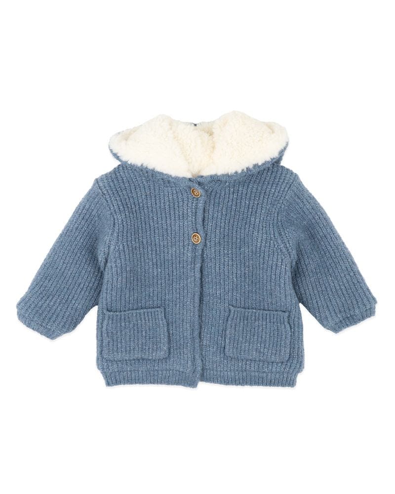Bebe by Minihaha Boys Jacket 0-3M Knitted Hooded Jacket