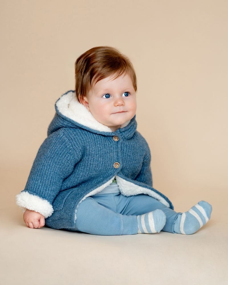 Bebe by Minihaha Boys Jacket Knitted Hooded Jacket