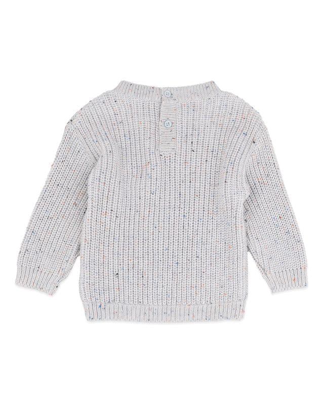 Bebe by Minihaha Boys Jumper Bunny Hand Embroidered Knit Jumper