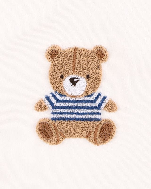 Bebe by Minihaha Boys Onesie Brady Organic Bear Bodysuit