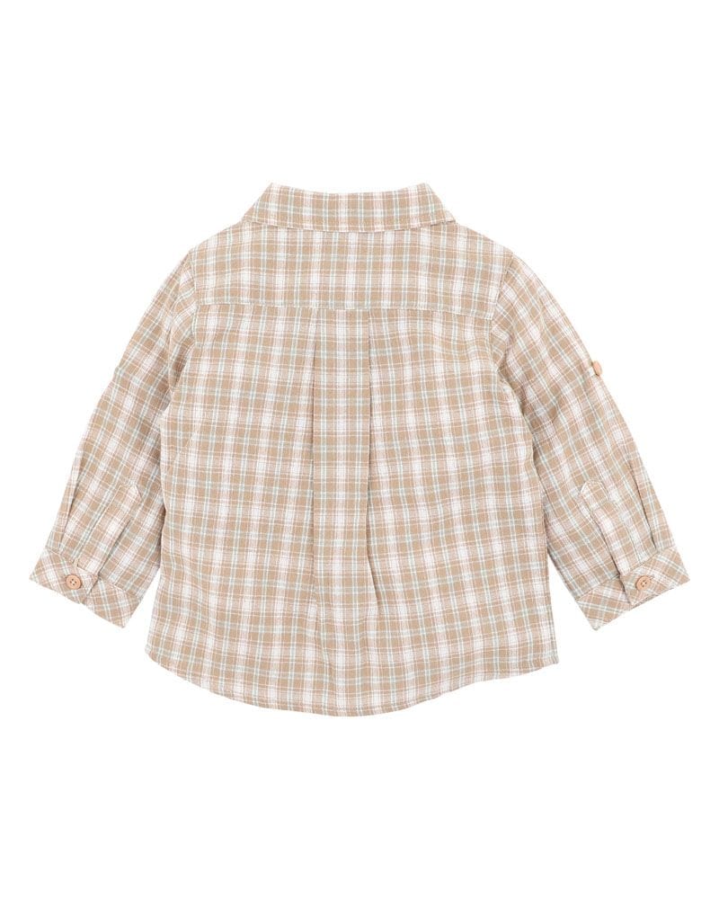 Bebe by Minihaha Boys Tops Isaac Check Shirt
