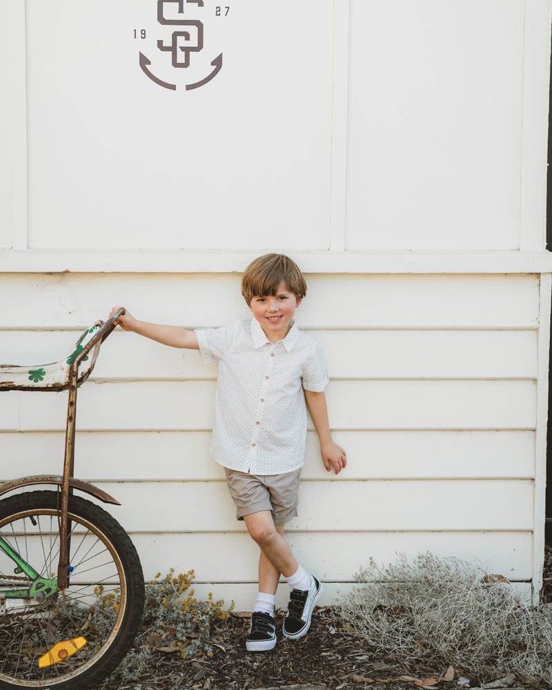 Bebe by Minihaha Boys Tops Roman Geo Shirt