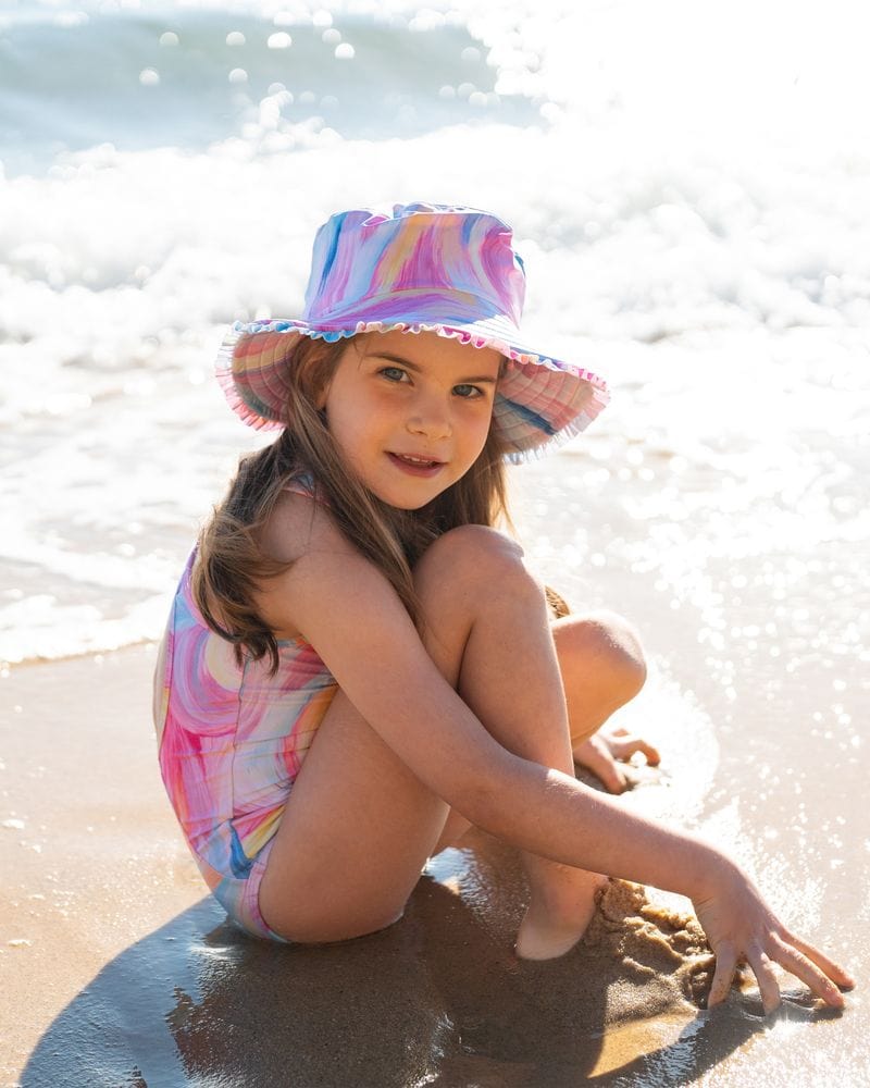 Bebe by Minihaha Girls All In One Cali Swimsuit