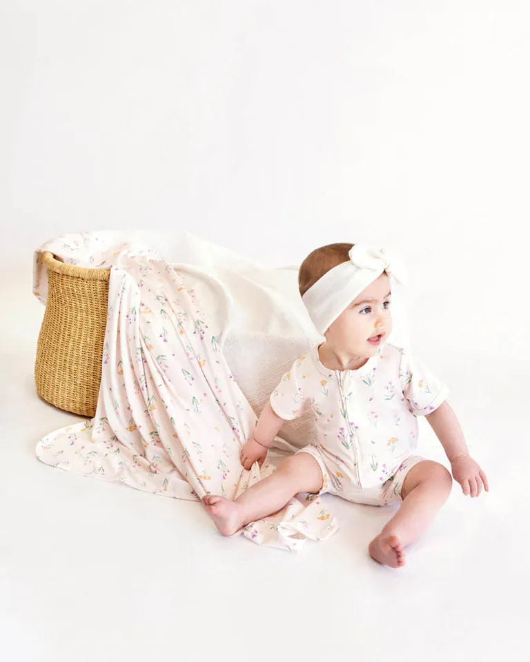 Bebe by Minihaha Girls All In One Eliza Print Eco Cosy S/S Romper