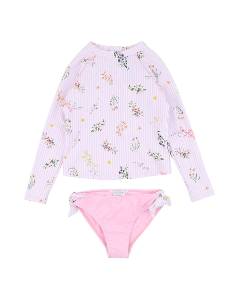 Bebe by Minihaha Girls All In One Myra L/S Rash Set