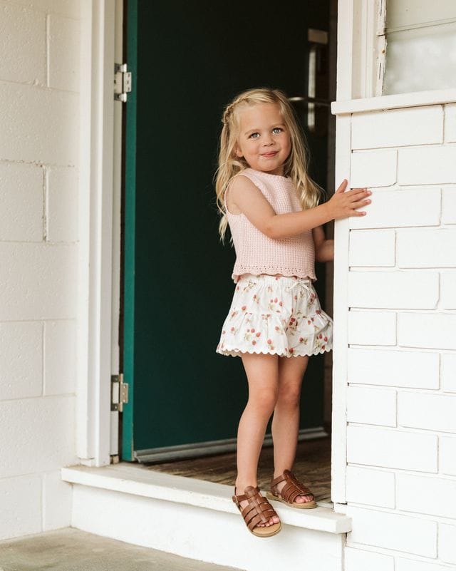 Bebe by Minihaha Girls Bottoms Poppy Strawberry Shorts