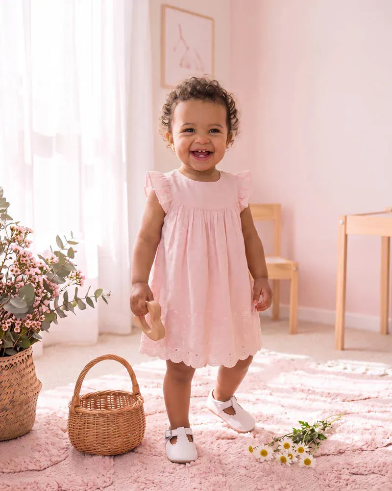 Bebe by Minihaha Girls Dress Chelsea Broderie Hem Dress