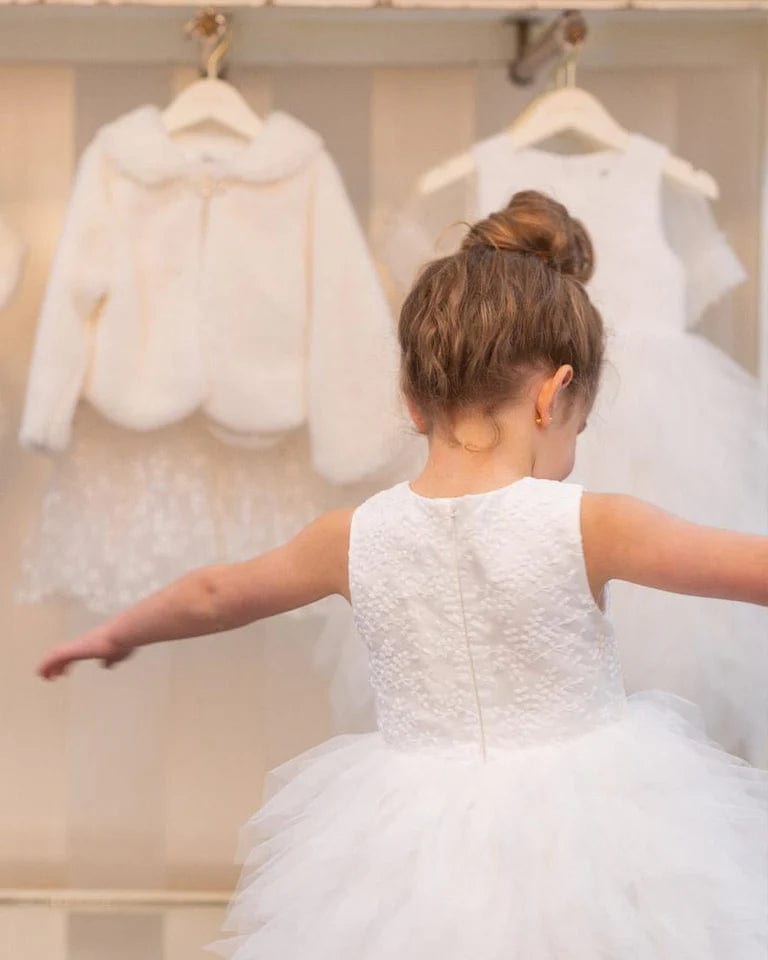 Bebe by Minihaha Girls Dress Waterfall Tulle Dress
