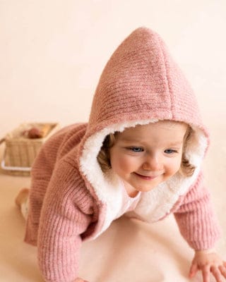 Bebe by Minihaha Girls Jacket Knitted Hooded Jacket