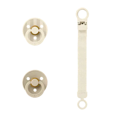 Bibs Baby Accessory Dummy & Loop Clip Gift Set