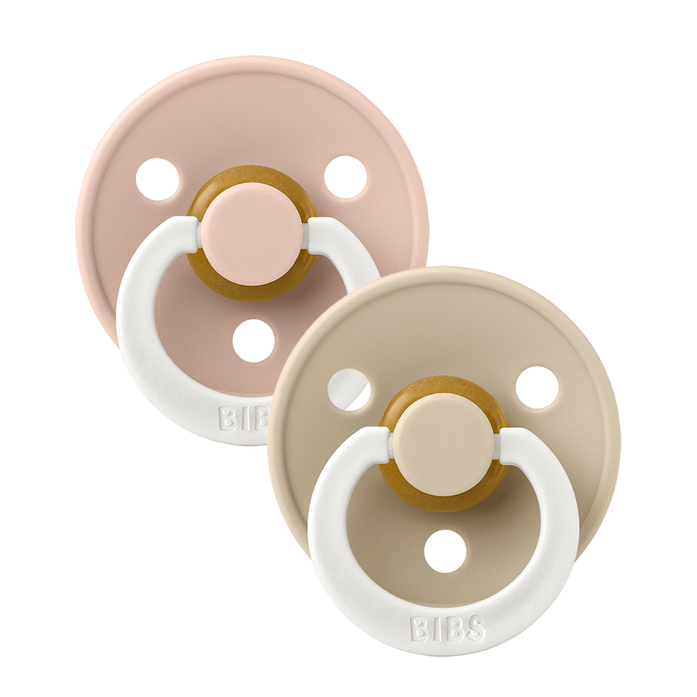 Bibs Baby Care Blush/Vanilla BIBS Colour, Glow 2 Pack - Size 1 (0-6M)