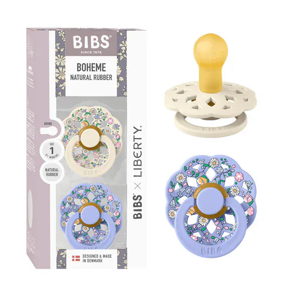 Bibs Baby Care Chloe Meadow/Ivory Mix BIBS Liberty Boheme - Size 1