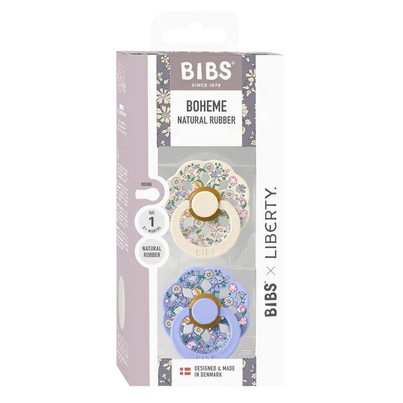 Bibs Baby Care Chloe Meadow/Ivory Mix BIBS Liberty Boheme - Size 1