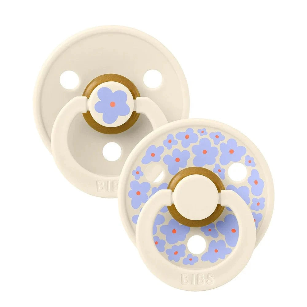Bibs Baby Care Jasmine Ivory Mix BIBS Studio Colour, Round 2 Pack - Size 1 (0-6M)