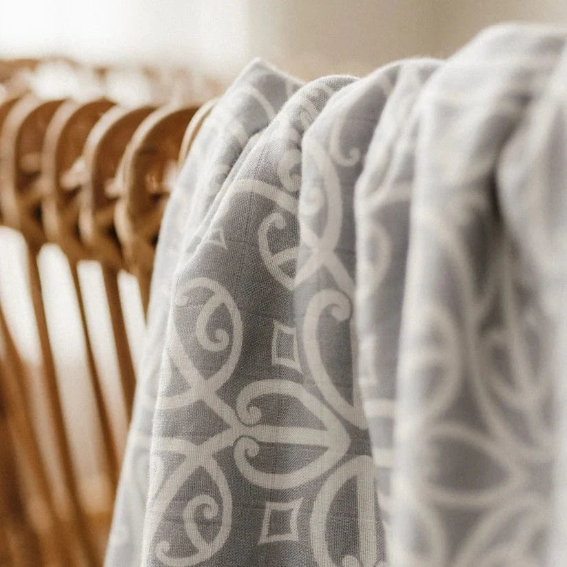 Bo & Ko Baby Accessory Blanket Blue Māori Pēpi Wrap