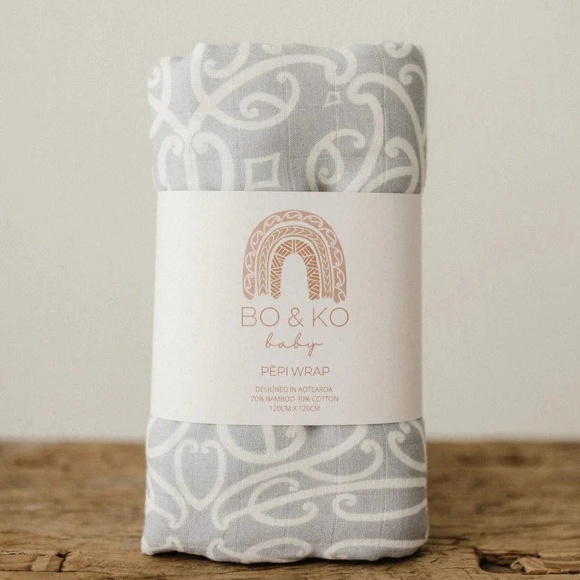 Bo & Ko Baby Accessory Blanket Māori Pēpi Wrap