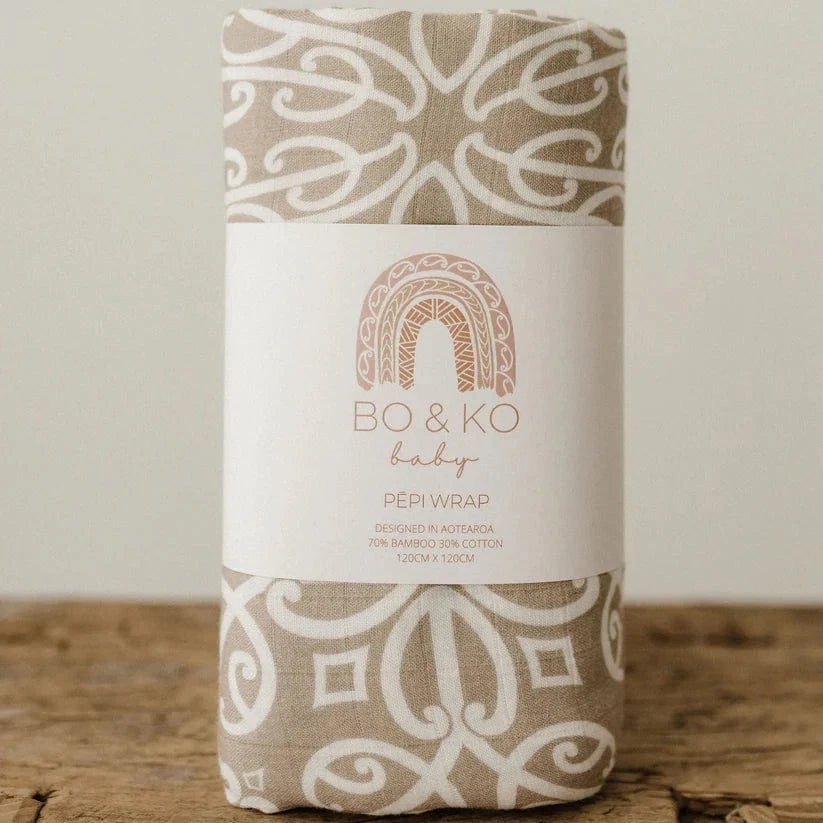 Bo & Ko Baby Accessory Blanket Māori Pēpi Wrap