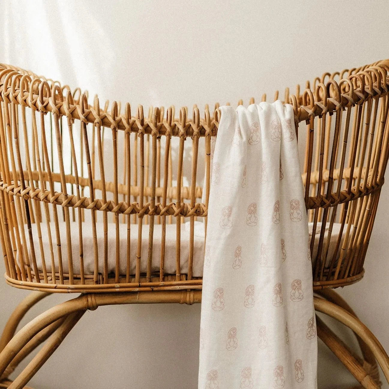 Bo & Ko Baby Accessory Blanket Mauve Tiki Pēpi Wrap