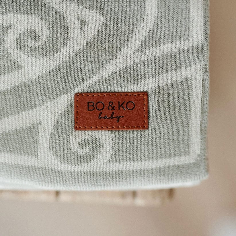 Bo & Ko Baby Accessory Blanket Mohimohi Woven Pēpi Blanket - Huruwhenua