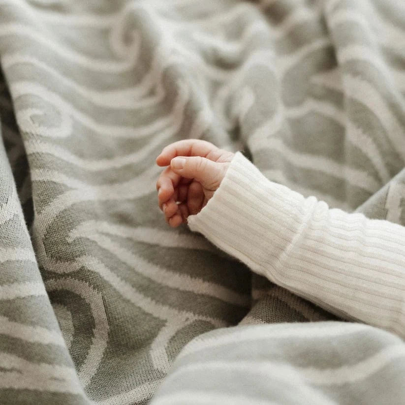 Bo & Ko Baby Accessory Blanket Mohimohi Woven Pēpi Blanket - Huruwhenua
