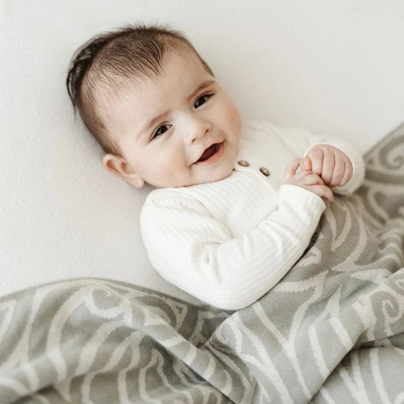 Bo & Ko Baby Accessory Blanket Mohimohi Woven Pēpi Blanket - Huruwhenua