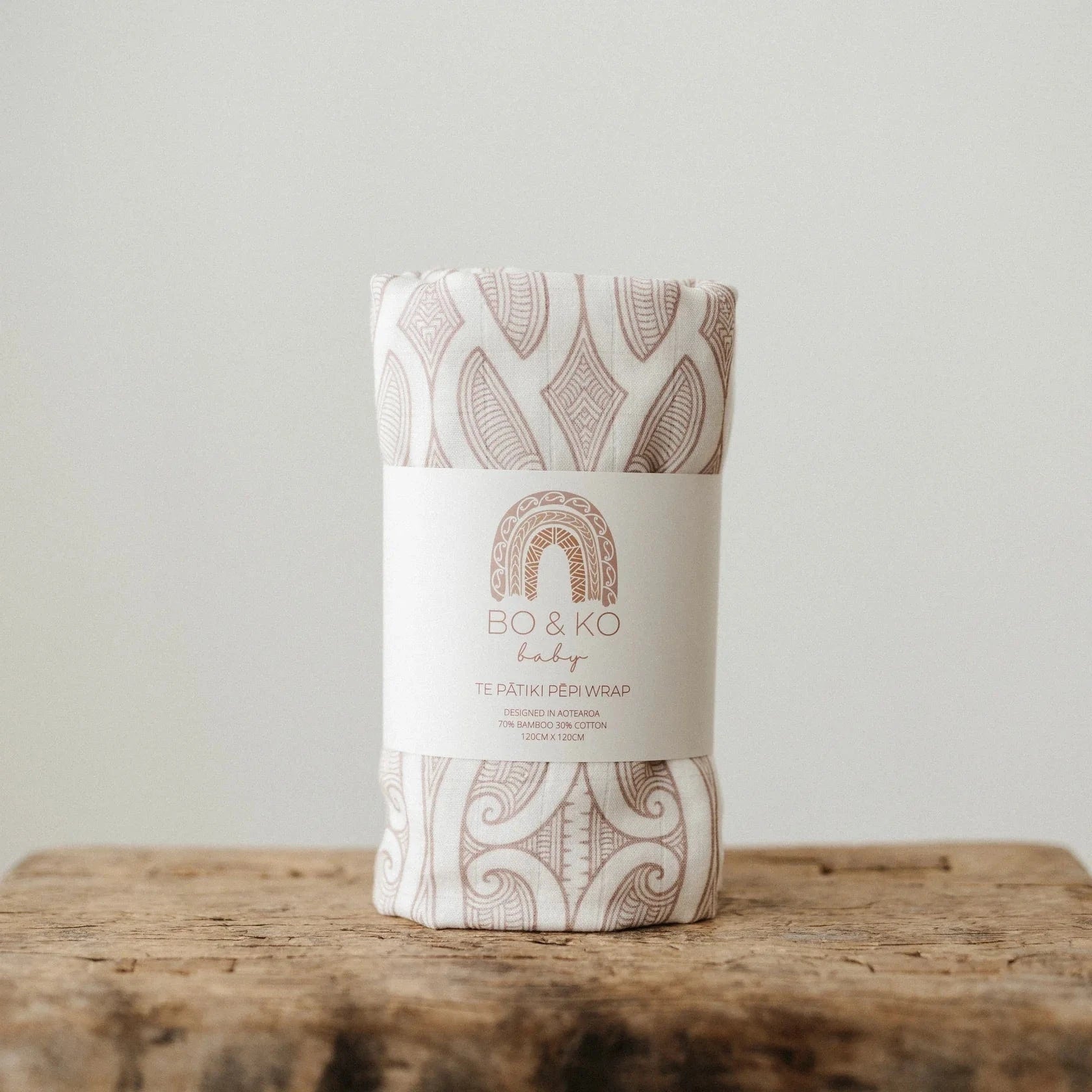 Bo & Ko Baby Accessory Blanket Te Pātiki Pēpi Wrap