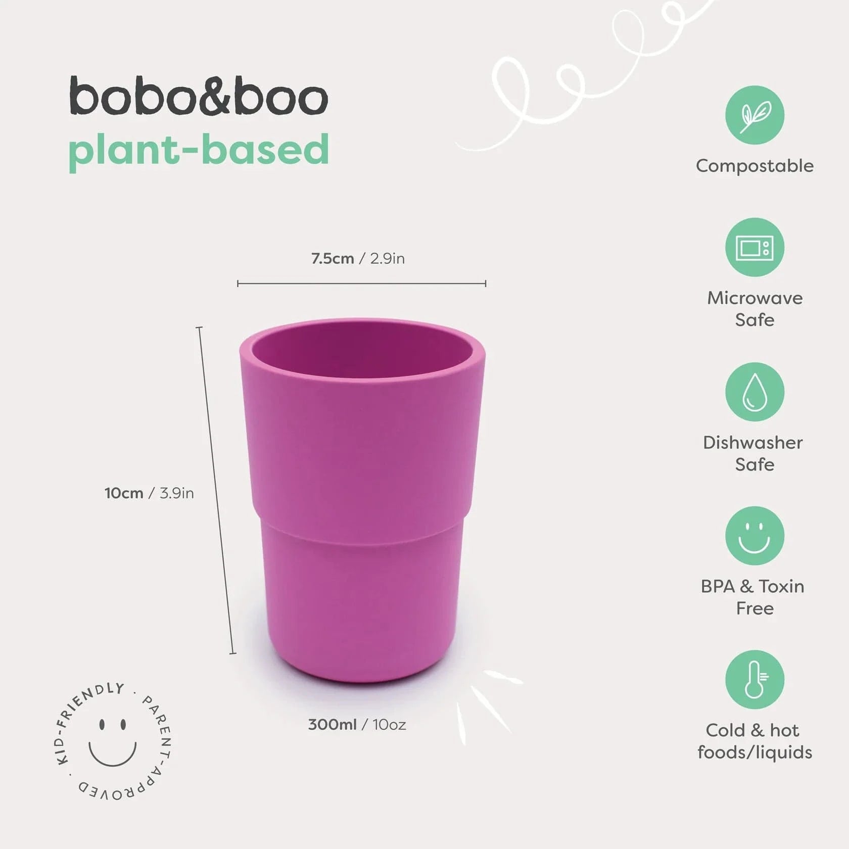 Bobo&Boo Accessory Feeding Plant Based Cup - Yellow