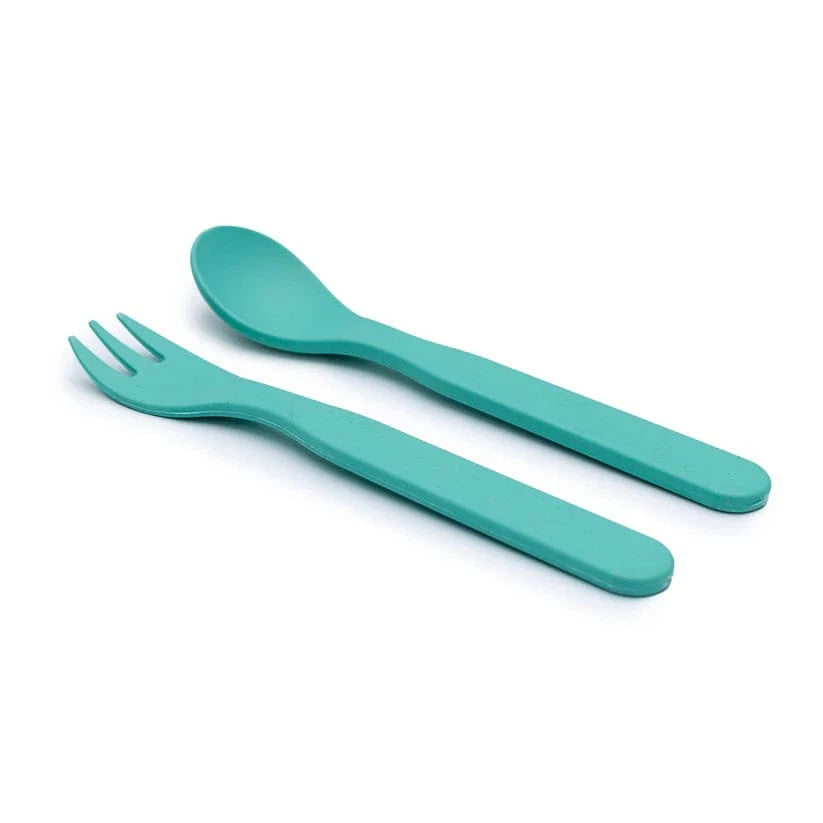 Bobo&Boo Accessory Feeding Plant Based Cutlery Set - Lagoon
