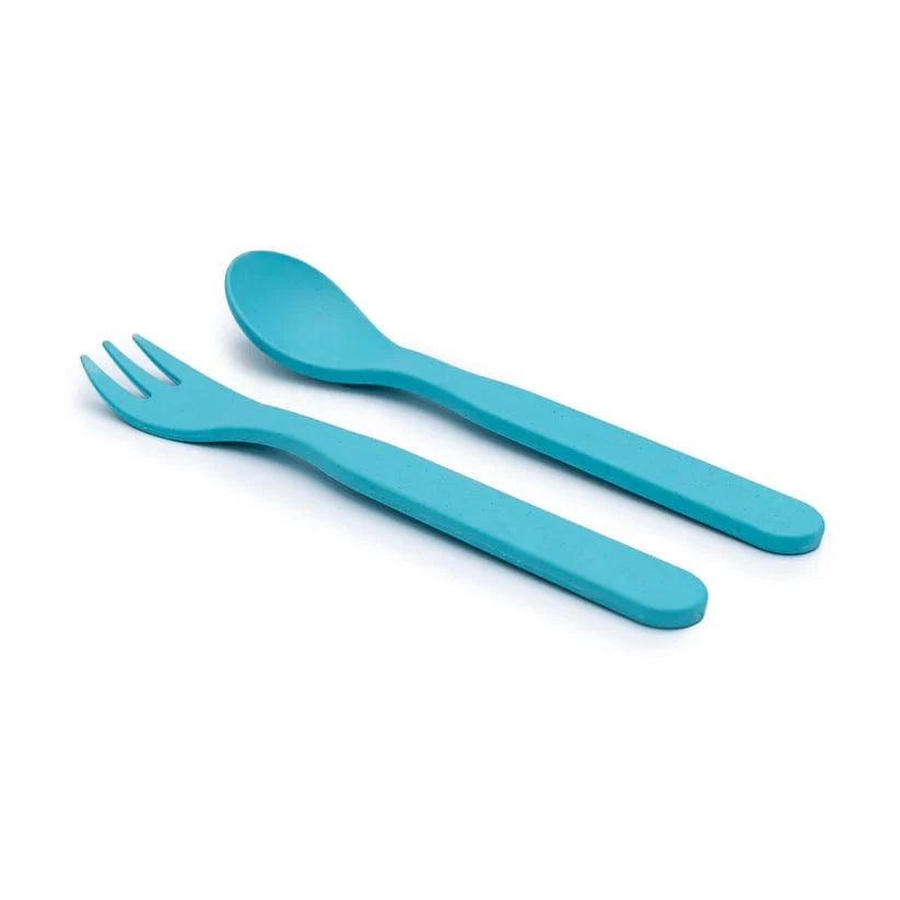 Bobo&Boo Accessory Feeding Plant Based Cutlery Set - Lagoon