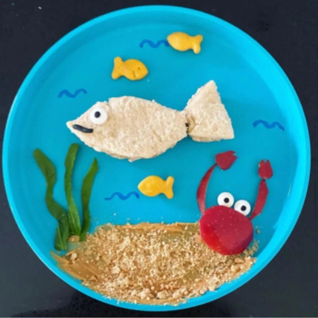 Bobo&Boo Accessory Feeding Plant Based Plate - Blue