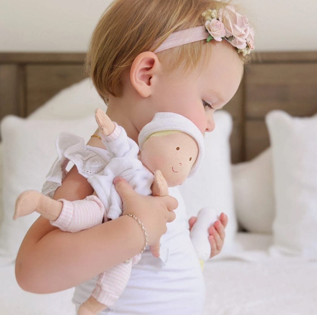 Bonikka Toys Carry Cot with Baby Doll, Bottle & Blanket