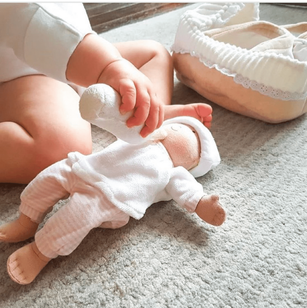 Bonikka Toys Carry Cot with Baby Doll, Bottle & Blanket