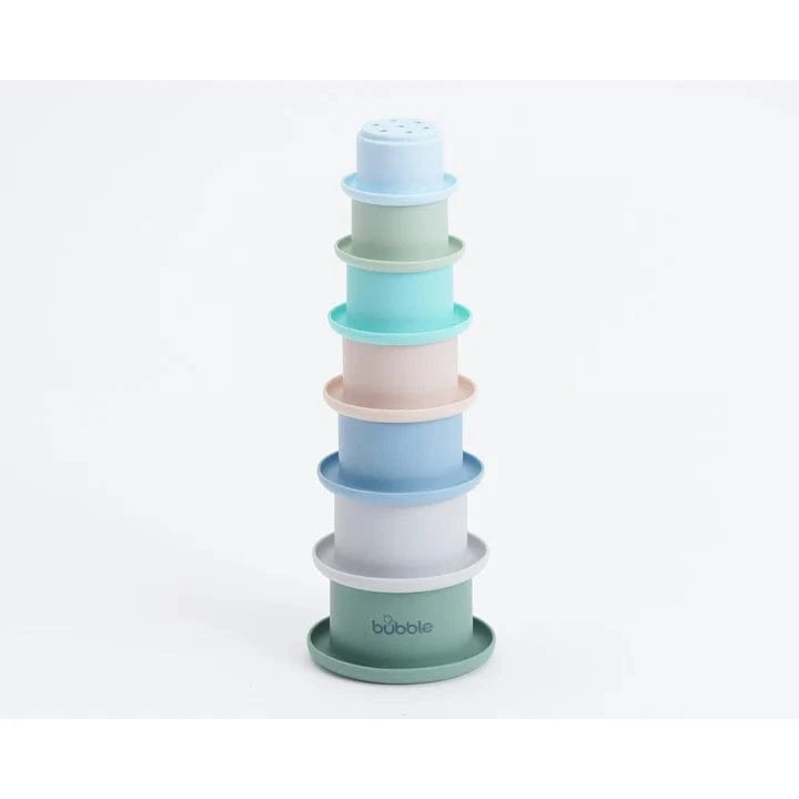 Bubble Bath Toys Silicone Stacking Cups
