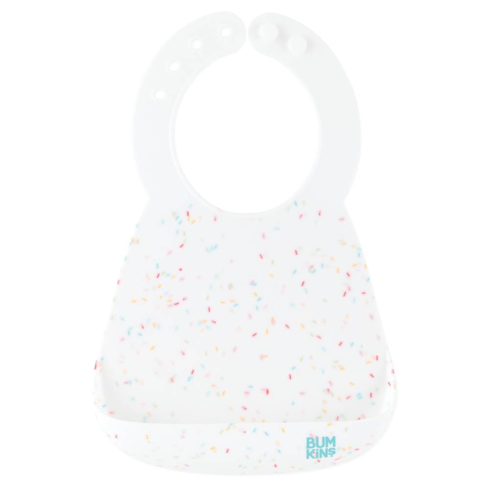 Bumkins Accessory Feeding Bumkins Silicone Bib - Vanilla Sprinkle