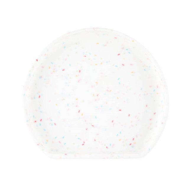 Bumkins Accessory Feeding Bumkins Silicone Grip Plate - Vanilla Sprinkle