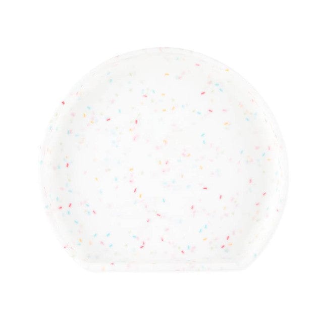 Bumkins Accessory Feeding Bumkins Silicone Grip Plate - Vanilla Sprinkle