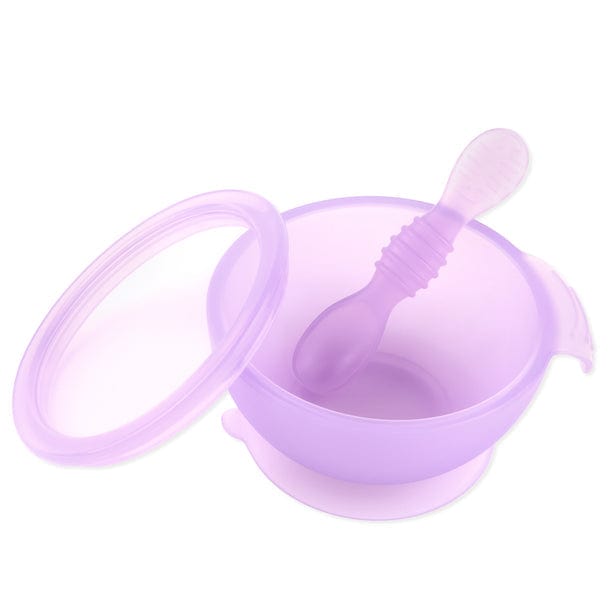 Bumkins Accessory Feeding Purple Jelly First Feeding Set - Jelly Silicone
