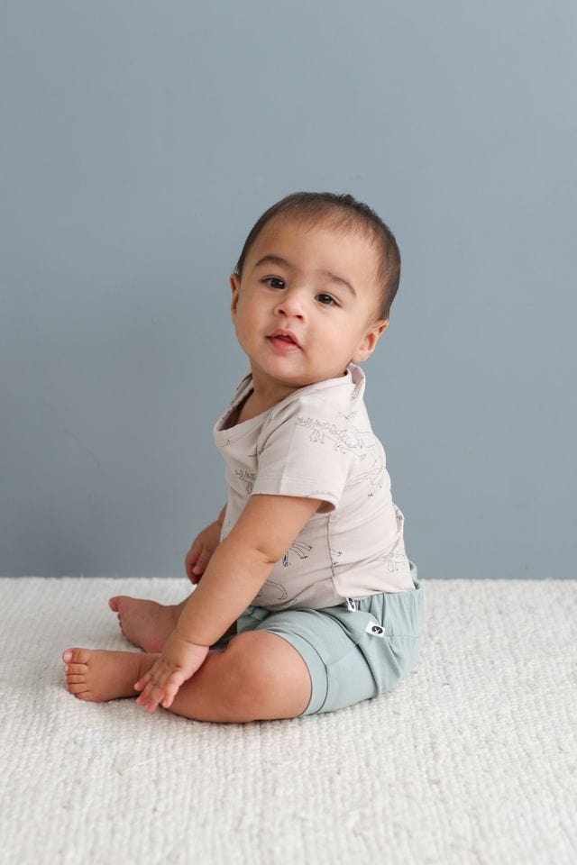 Burrow & Be Boys Bottoms Abyss Baby Shorts
