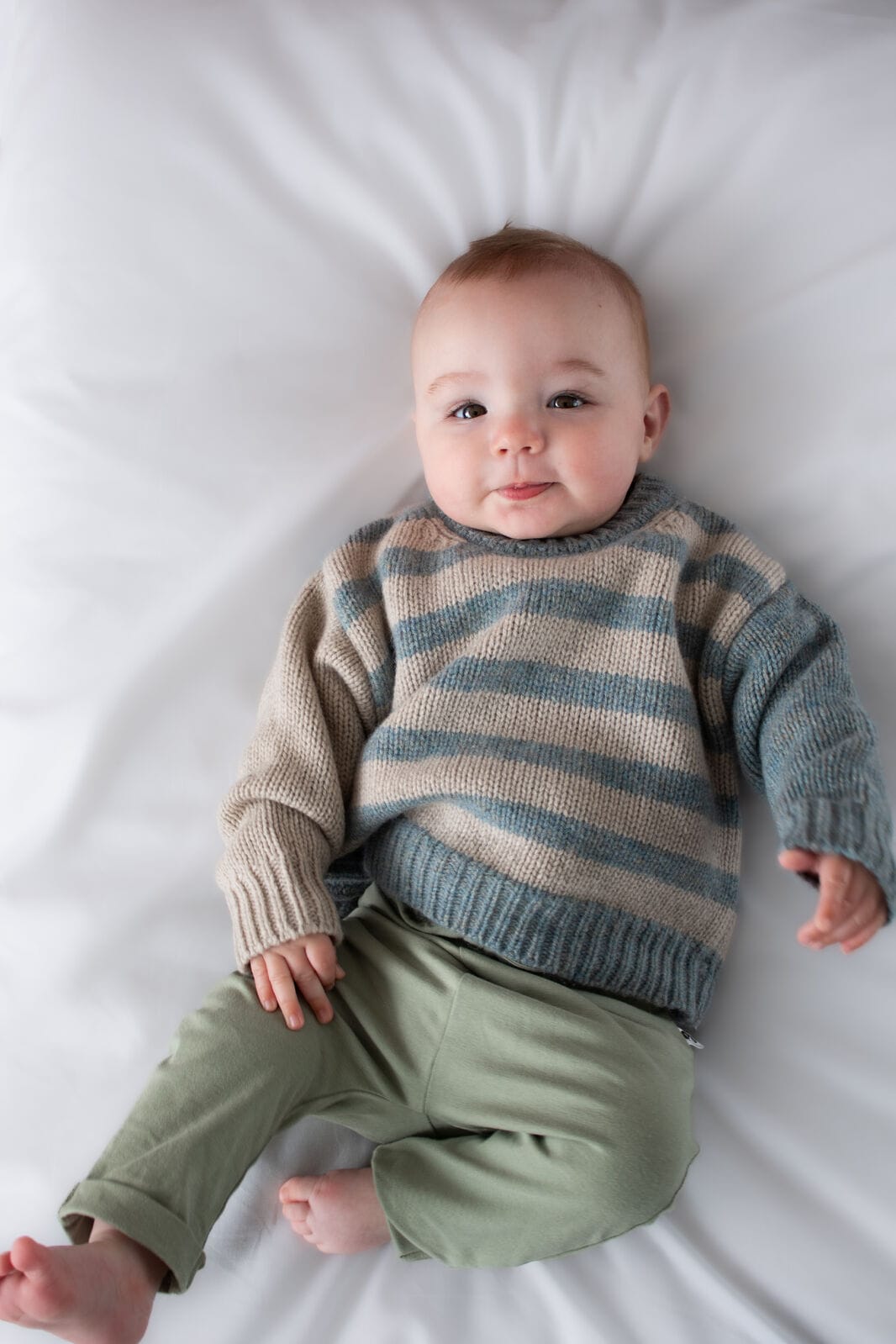 Burrow & Be Boys Jumper 100% Wool Ryder Sweater