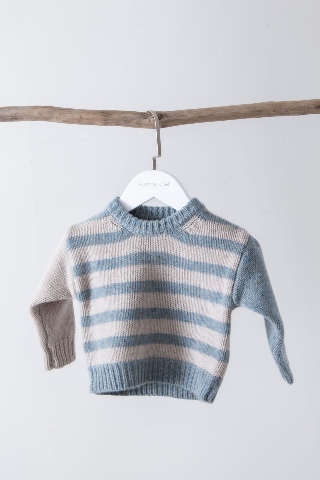 Burrow & Be Boys Jumper 100% Wool Ryder Sweater